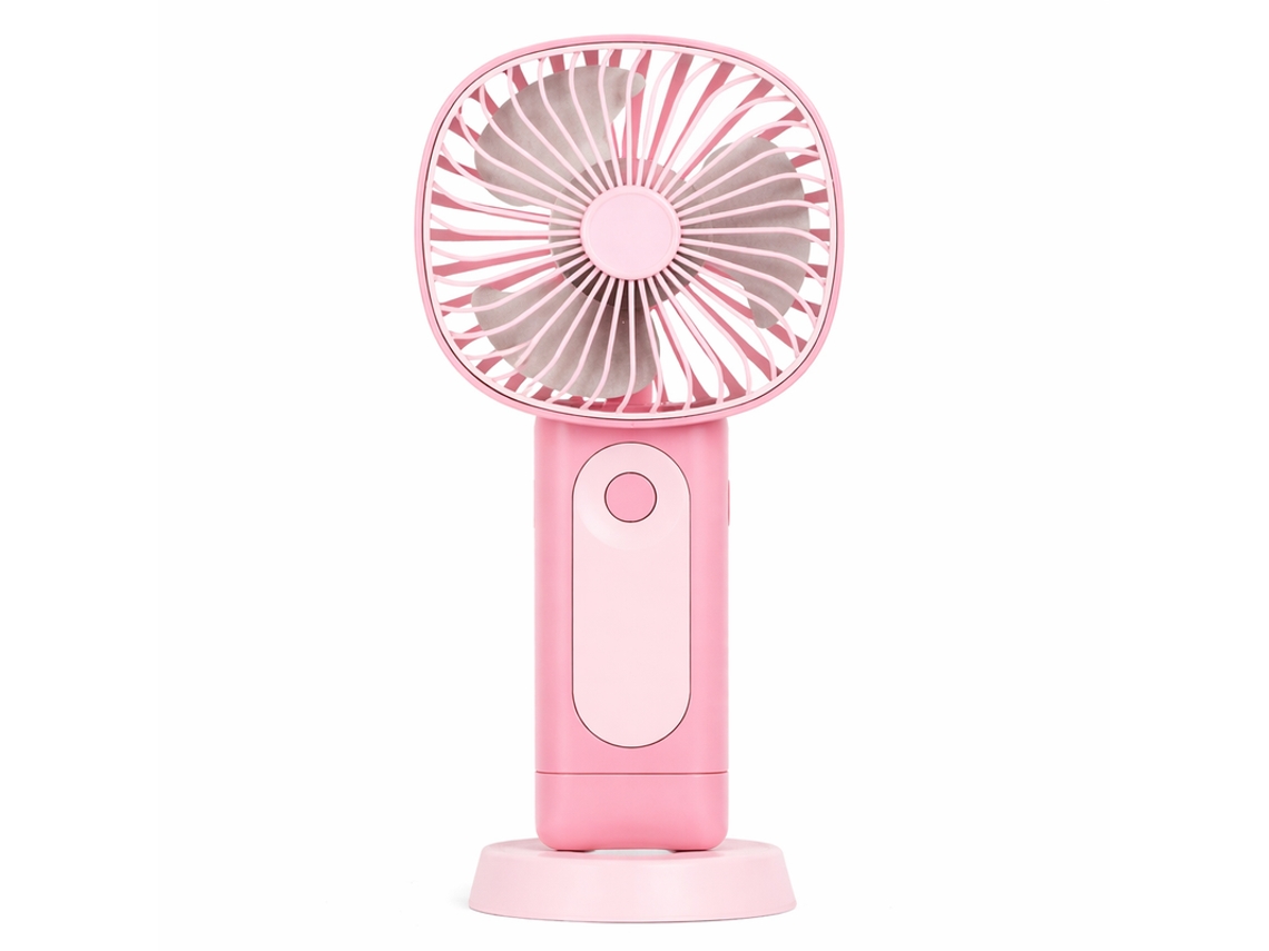 Ventoinha Portátil Usb Design Compacto E 3 Velocidades Gandy 69370 Rosa