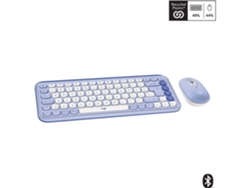 Combo De Íconos Logitech Pop, Lila Us Intl