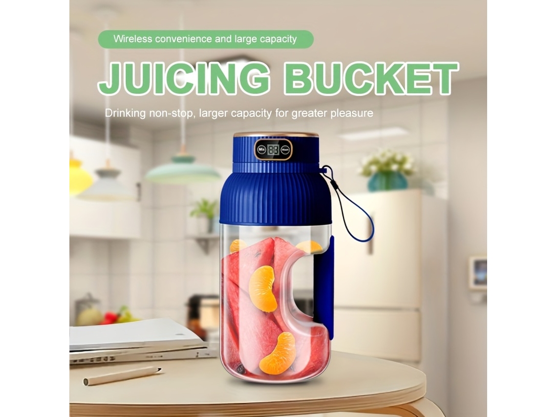Batidora Multifuncional Para Batidos De Frutas Y Verduras, Una Batidora Portátil Ideal Para Acampar Y Actividades Al Aire Libre.