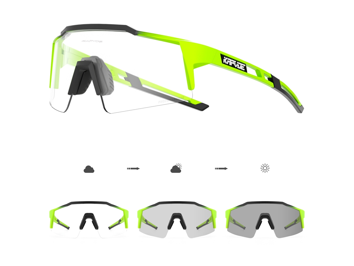 Ciclismo Gafas Fotocrómicas Hombres Y Mujeres Moda Anti Uv Anti Viento Arena Exterior