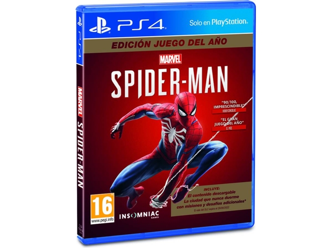 Juego PS4 Marvel's Spider-Man (Edición Juego del Año - M16)