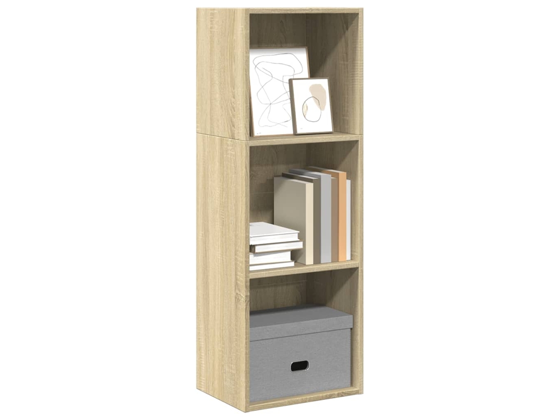 Estantería | Librería | Estante De Libros De Madera De Ingeniería Roble Sonoma 40x30x114 Cm