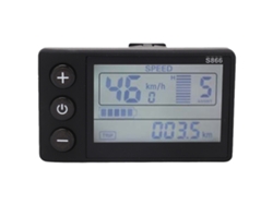 Rebe-painel Lcd Para Bicicleta Eléctrica S866 Impermeável 24v 36v 48v 60v Para Repuesto E Modificação