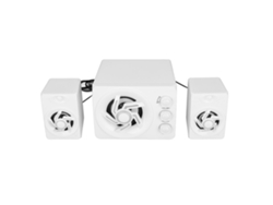 Altavoz De Computadora De Escritorio Con Subwoofer Led Rgb Sistema Estéreo 2.1 Para El Hogar