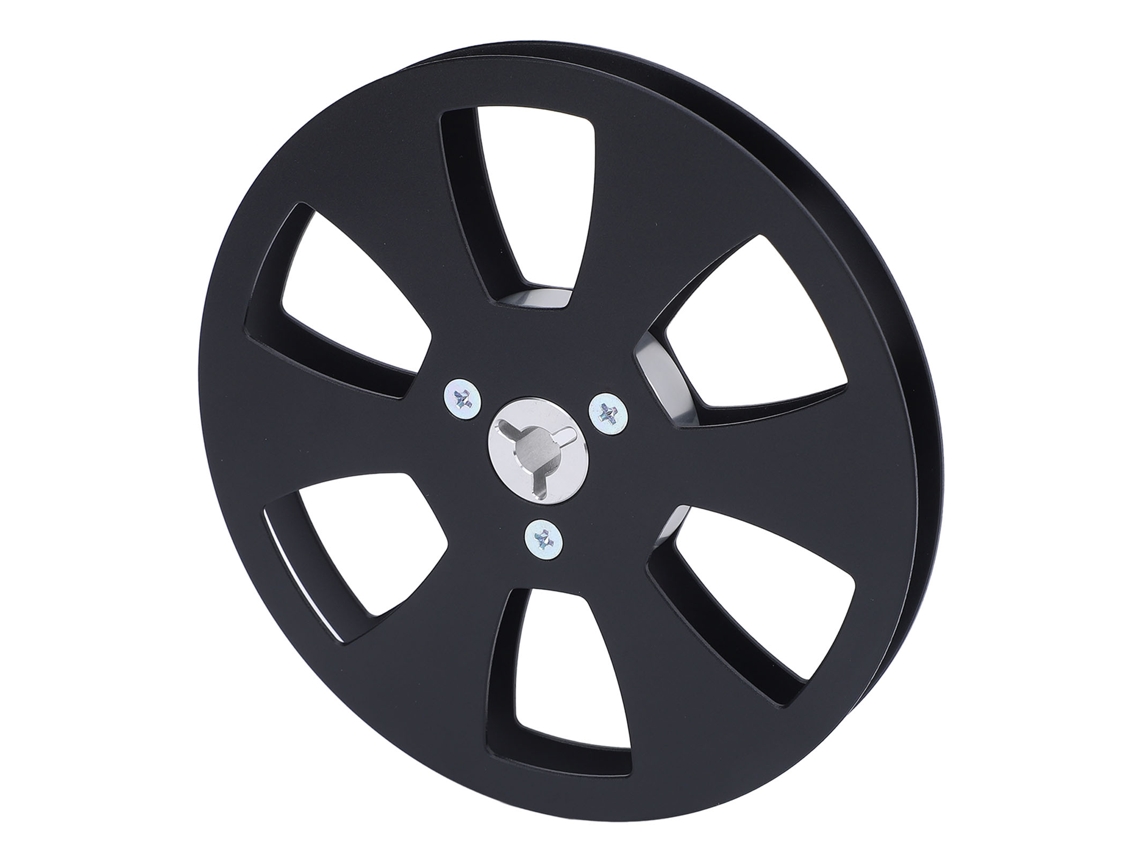 Carrete De Cinta Vacío De Aleación De Aluminio De 1/4" (5 Pulgadas) Con 6 Orificios Para Grabadoras De Carrete A Carrete Revox
