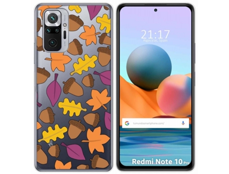 Carcasa Xiaomi Redmi Note 10 Pro TUMUNDOSMARTPHONE Dibujos Transparente Multicolor