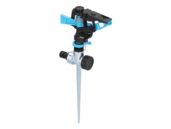 Aspersor Automático Con Rotación De 360° Para Riego De Jardines Y Césped, Con Soporte De Aleación De Zinc.