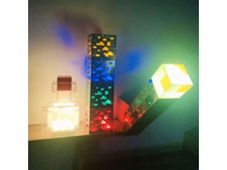 2026-linterna De Pared Usb Recargable Led, Linterna De Minecraft Para Y Habitación, Luz Nocturna Led