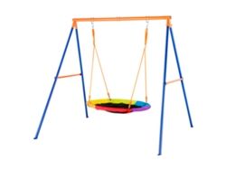 Columpio Succebuy con asiento, plataforma de 101,6 cm, capacidad de carga de 199,6 kg