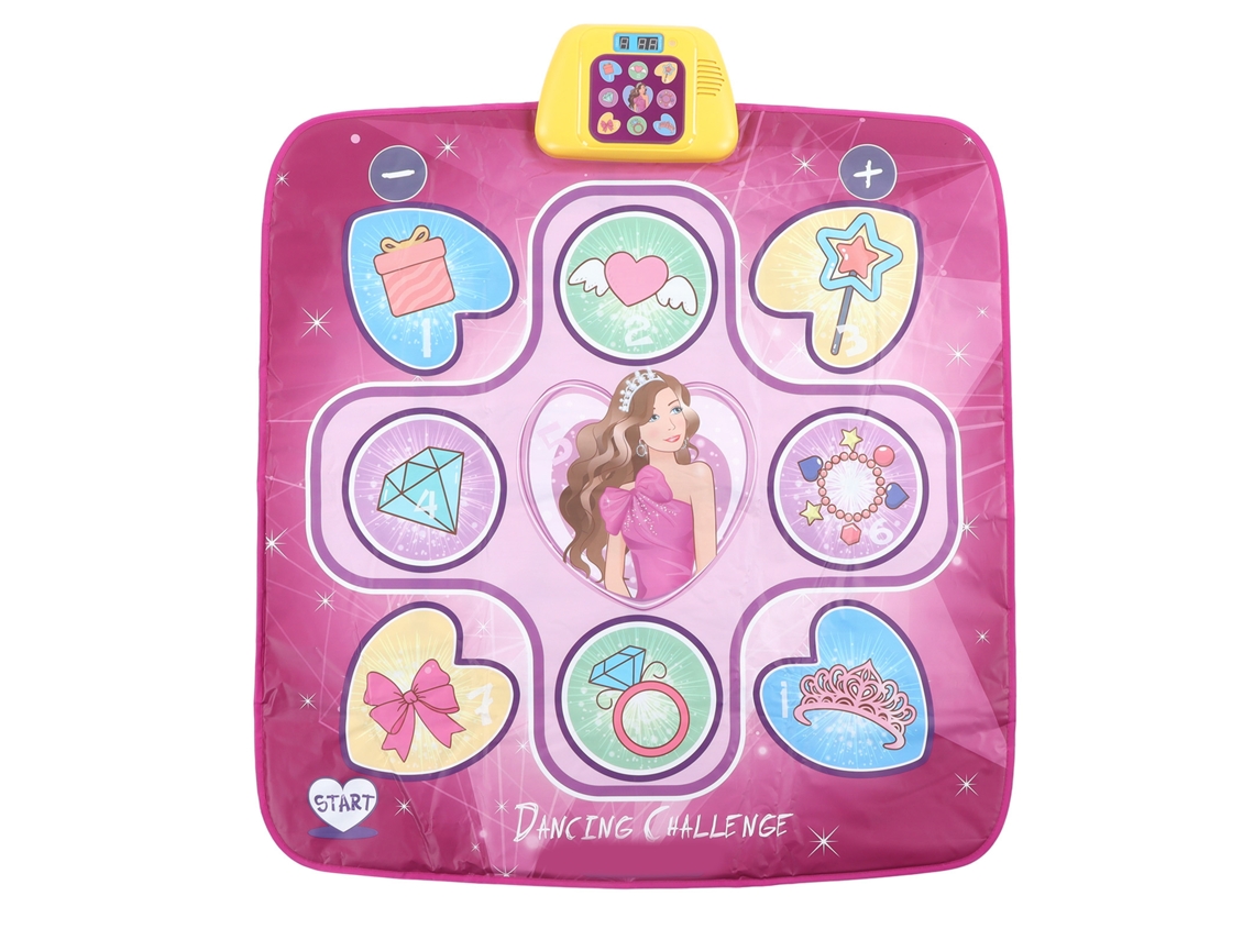 2026-tapiz De Baile Para Niñas Niños Portátil Rosa Morado Suelo De Baile Alfombra Didáctico Juguete Regalo Divertido