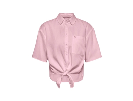 Camisa TOMMY JEANS (S - Rosa)