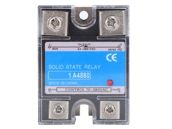 Relé De Estado Sólido De Ca 80a Berm-1 A4880 Entrada De 70-280 Vca Carga De 24-480 Vca Para Máquinas Cnc Y Equipos Eléctricos