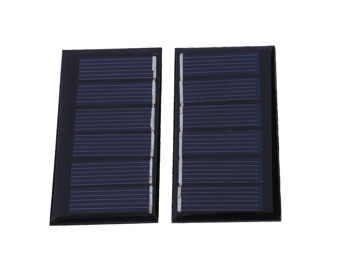 2 Paneles Solares Portátiles Mini De 3 V Y 80 Ma, Módulo Cargador De Batería Para Proyectos De Bricolaje, 67,5 X 34,5 Mm.