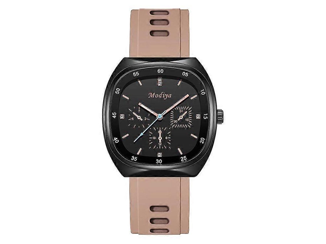 Reloj inteligente de cuarzo con tres esferas de silicona para hombre y mujer. Ly Ebike