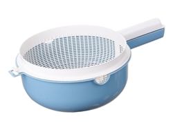 Colador de cesta de drenaje para lavar verduras, uso Deslowmoose
