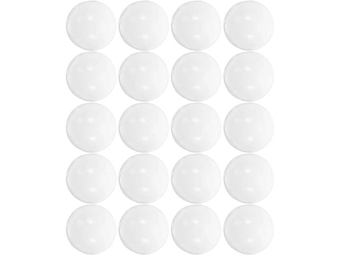 Lote De 20 Bolas Vacías Para Dispensador Automático, De Plástico Transparente.