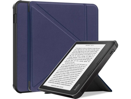 Carcasa Tablet HFS-HOUSE Auto Wake/Sleep (Kobo Libra 2 - 7'' - Azul)