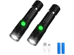 GIGIKILL Lanterna Recarregável Usb 1000 Lumens 4 Modos À Prova De Água