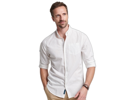 Camisa para Hombre SUPERDRY (Algodón - XL - Multicolor)
