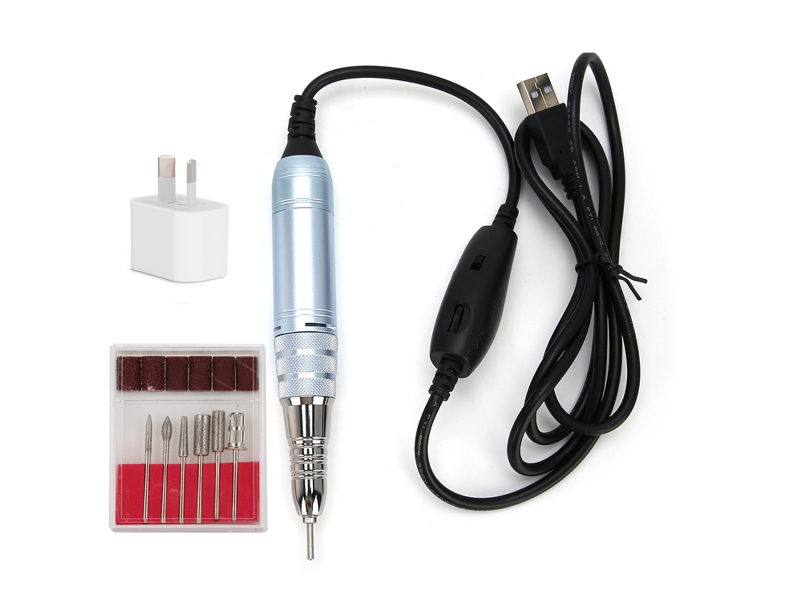 Máquina Perforadora De Uñas Portátil De 22000 Rpm, Herramienta Eléctrica Para Manicura, Pulidora, Enchufe Australiano 110-240 V.