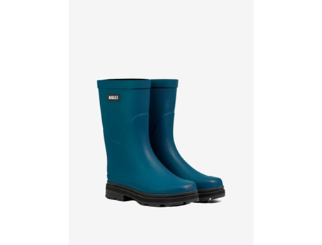 Botas de Mujer AIGLE Lluvia Mid Rain Azul (41)