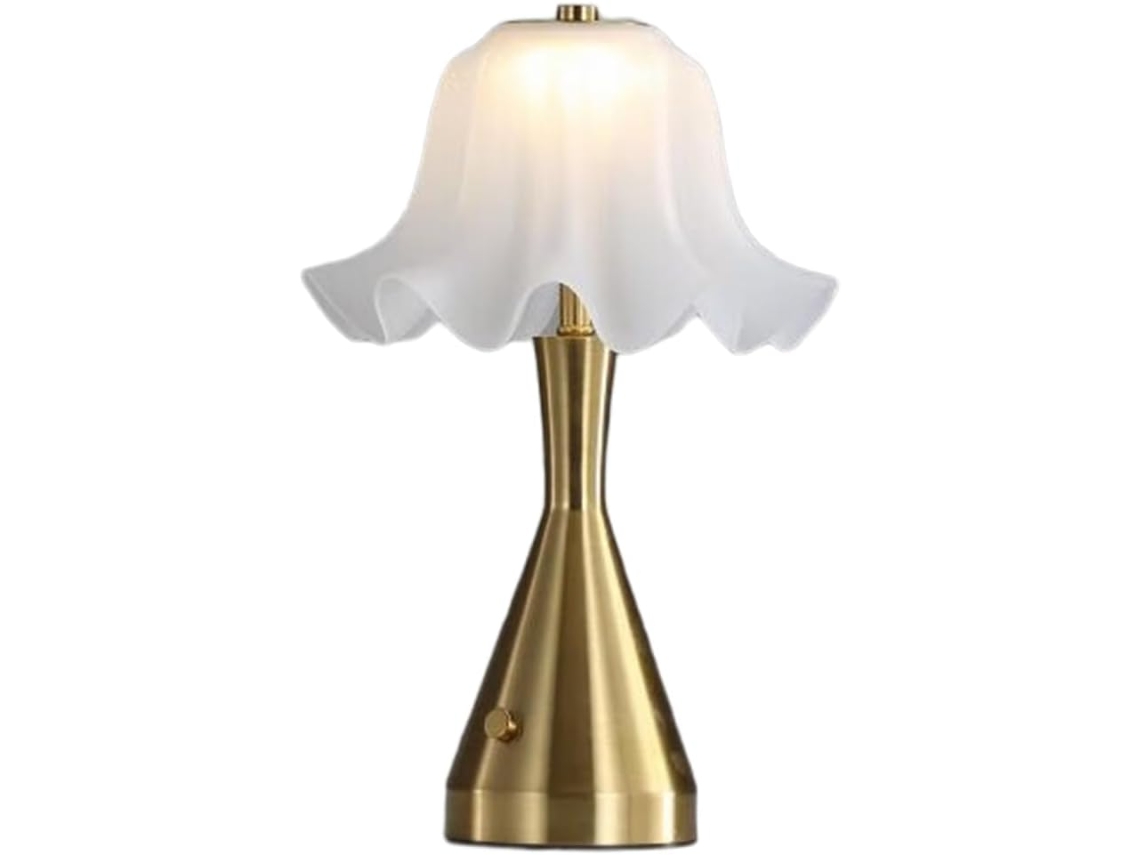 Lámpara Led Con Forma De Flor, Táctil, Recargable Por Usb, Decorativa.