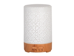 Humidificador, difusor de aroma con iluminación ambiental en siete colores Cuich (patrón madera clara)