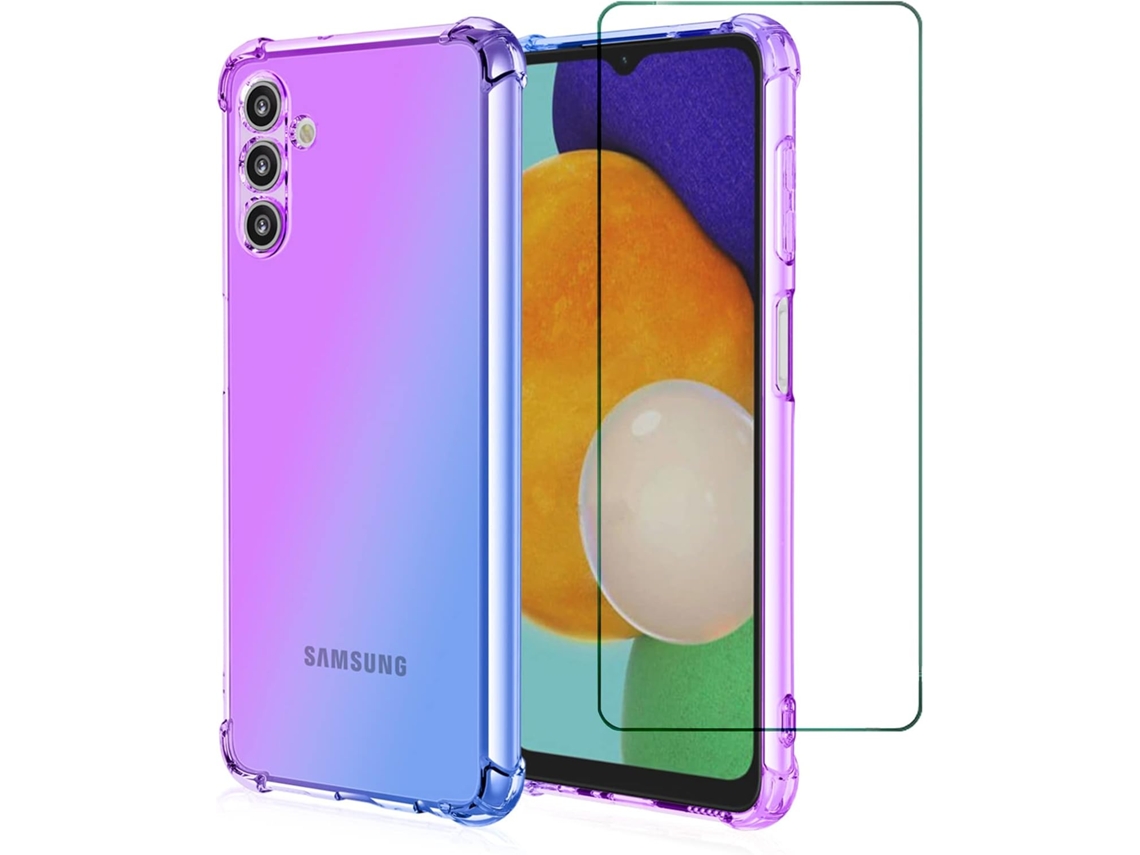 Protector de Pantalla Lte Bling Párachoque para Samsung Galaxy A13 HONGWE. Silicona Transparente