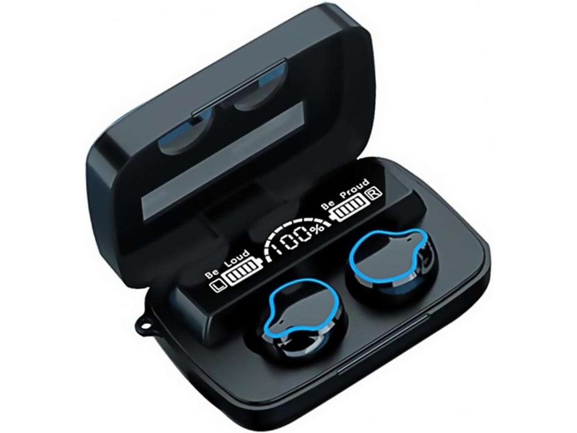 1 Conjunto Écouteurs Étanches Con Cargador Led Táctil Automático Hifi De Larga Duración