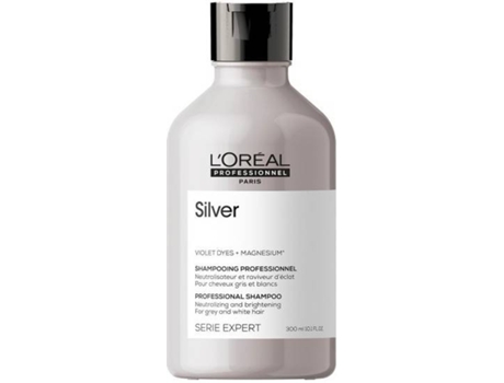 Champú L'ORÉAL Expert Silver Cabellos Grisáceo (300ml)