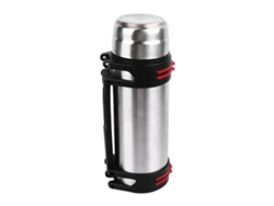 Botella Térmica De Acero Inoxidable De 2 Litros Con 2 Tapas A Prueba De Fugas Y Asa Portátil Para Senderismo.