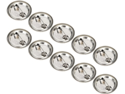 Insignias En Blanco, Superficie Lisa, 100 Unidades, Artículos Para Manualidades, Regalos, Souvenirs.