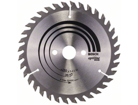 Disco de Sierra Circular BOSCH Optiline Madera 150x20/16x2.4 mm - 36