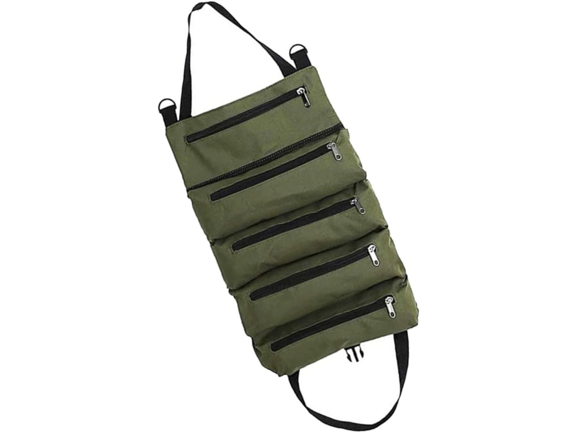 Bolsa de herramientas de lona Slowmoose para electricistas, compacta y ligera.