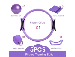 Set De Pilates De 5 Piezas Para Tonificar Y Adelgazar (Morado)  DIGITALLAB