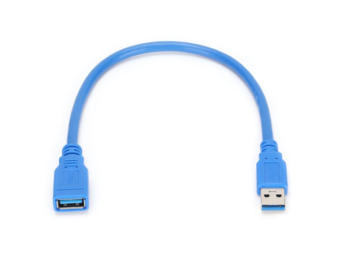 Cabo De Extensão Usb 3.0 Macho Para Fêmea 0.3m Para Caixa De Disco Rígido Impressora Transmissão De Dados