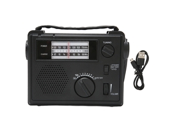 2026-radio Portátil De Emergencia Con Manivela Fm Am Wb Y Luz Led Para Camping Al Aire Libre