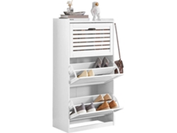 Zapatero  SOBUY (Blanco - 55x30x112 cm)