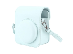 Funda protectora de PU para minicámara instantánea con correa ajustable para el hombro para cámara Fujifilm Instax Mini 12 TAISHENGDA