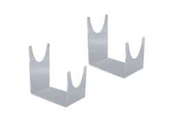 2 soportes para shofar de acrílico transparente con estructura resistente para el hogar y la oficina.