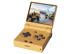 Consola De Juegos Portátil Miyoo Mini Flip Rosa sin Tarjeta Pantalla Ips De 2,8 Pulgadas, Wifi, Multijugador, Batería De 2500 Mah