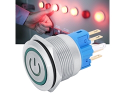 Botón de reinicio (IP65, 12-24 V CC)