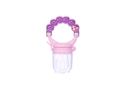 Alimentador De Frutas Y Verduras Para Bebés, De Silicona Saludable Con Tapa, Juguete Para La Dentición, Morado.