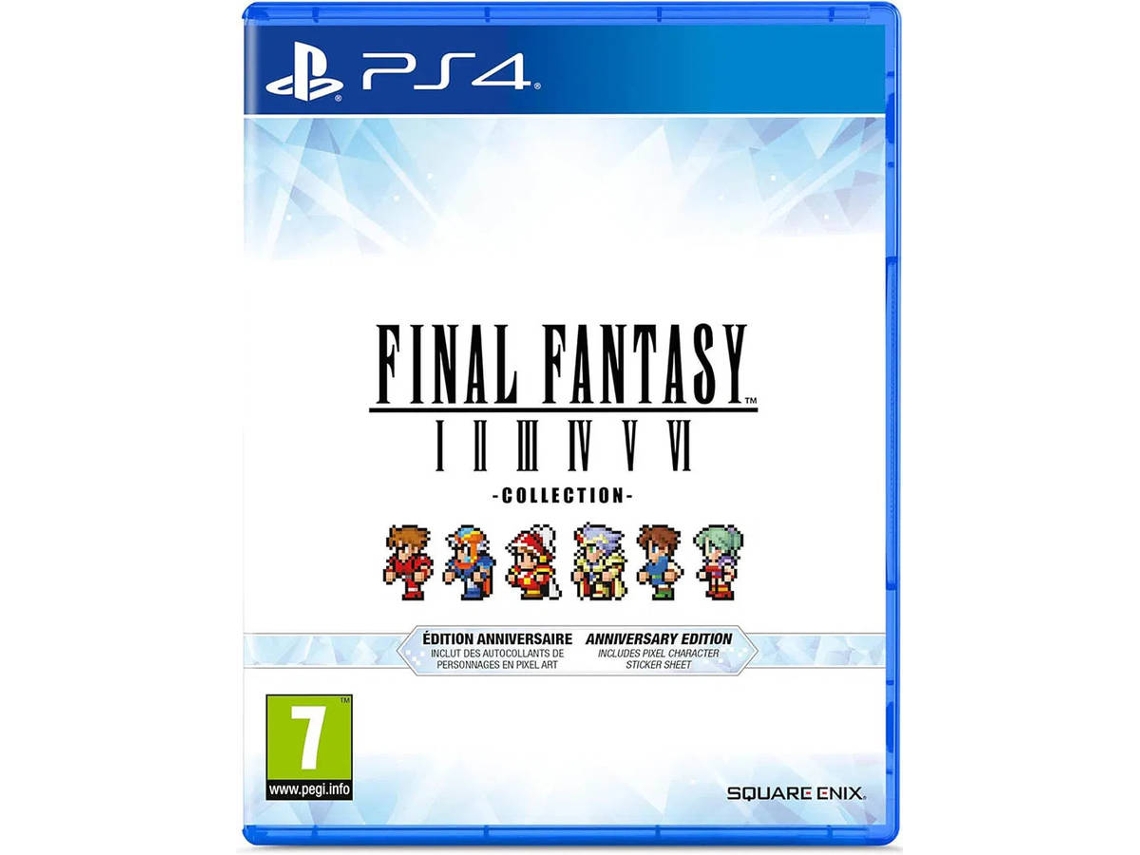 Juego PS4 Final Fantasy I-VI Pixel Remaster Collection - Anniversary Edition