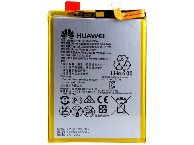 Bateria Huawei HB396693ECW Litio-Ion Mate 8 4000mAh Original