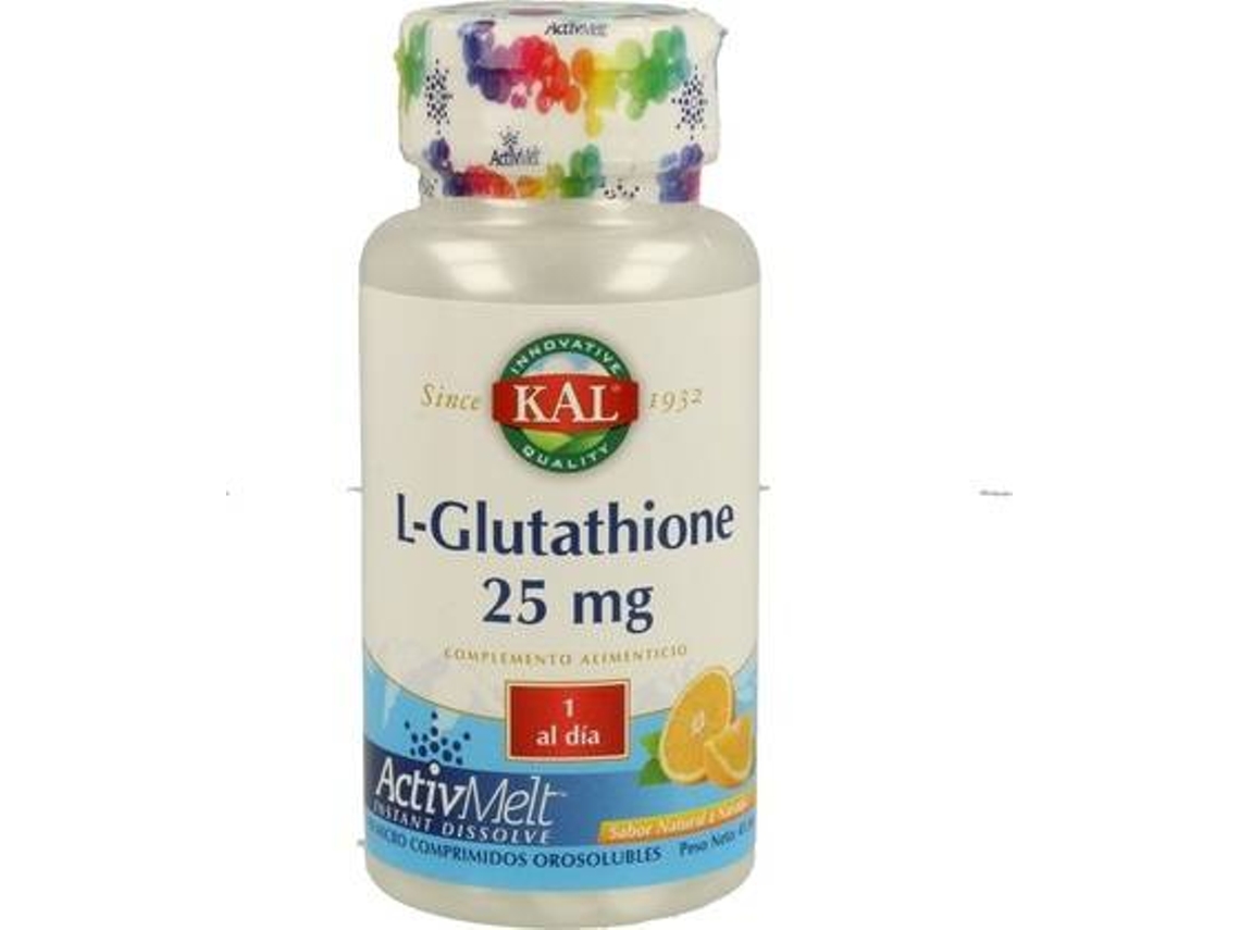 Complemento Alimentar KAL L-Glutathione (90 tabletes de 25mg)