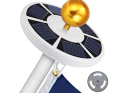 Luz Solar De 42 Led Para Mástil Bandera, Remate Bandera