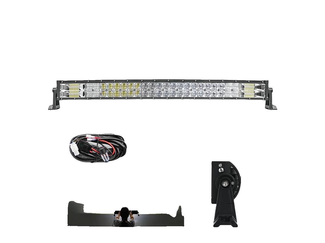 Barra de luces LED curva de 32" con cable OEM