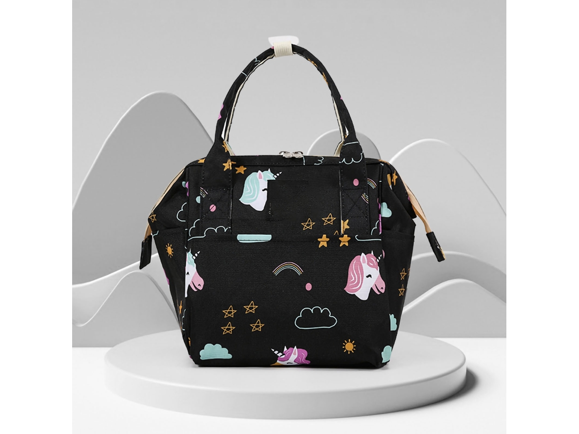 Bolso Cambiador Multifuncional Portátil Y Ligero Oxford Para Mujer Con Asa Y Cremallera.