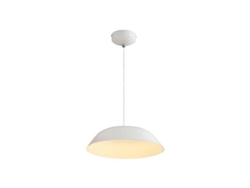 Suspensión LED White Bowl 6W (Ec. 48w) Diam. 350 mm